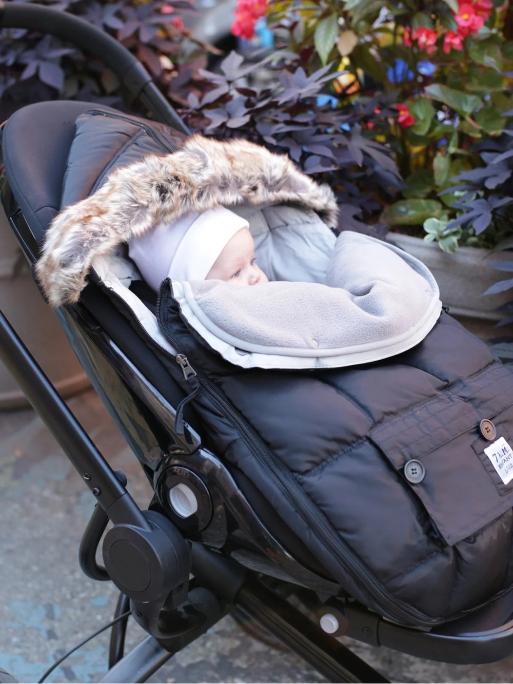 7AM Footmuff Sac Igloo Cozy Cover Fleece Lined Kids Stroller Car Seat Accessory